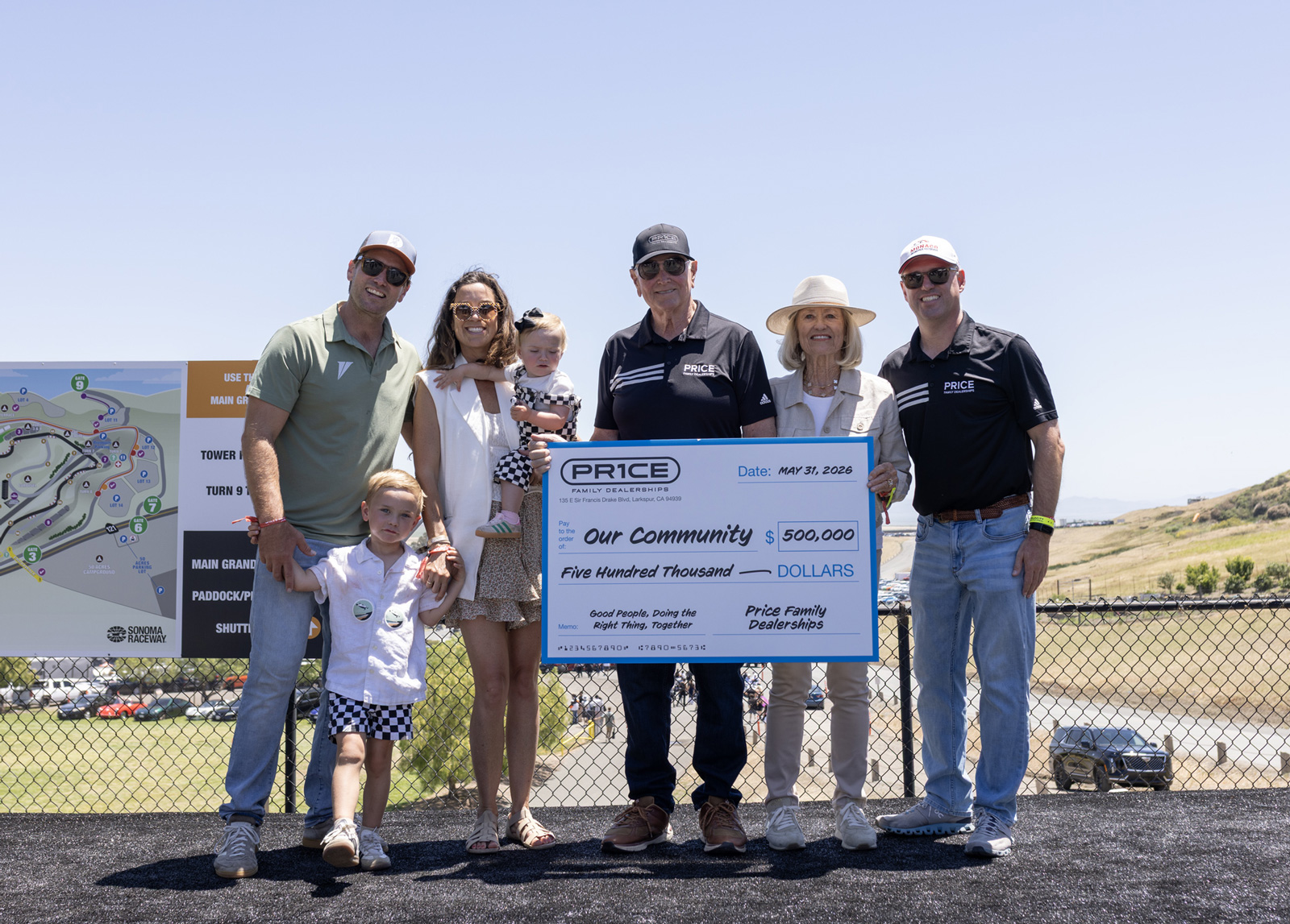 Price Family presenting $500,000